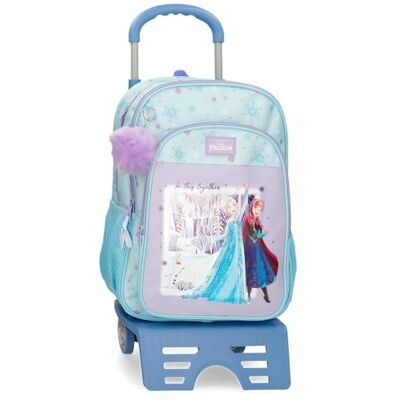 Disney Joumma Frozen In This Together Mochila Escolar Doble Compartimento con Carro Lila 30x40x13 cm Poliéster 15,6L Disney Joumma Frozen In This Together Mochila Escolar Doble Compartimento con Carro Lila 30x40x13 cm Poliéster 15,6L