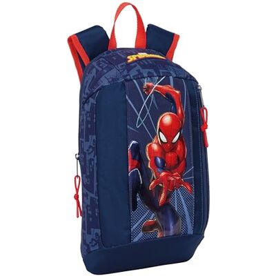 Safta SPIDERMAN Mini Mochila para Uso Diario, Ideal para Niños de Diferentes Edades, Cómoda y Versátil, Calidad y Resistencia, 22x10x39 cm Safta SPIDERMAN Mini Mochila para Uso Diario, Ideal para Niños de Diferentes Edades, Cómoda y Versátil, Calidad y Resistencia, 22x10x39 cm