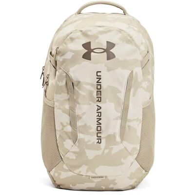 Under Armour Mochila Hustle 6.0 unisex para adultos, Summit White/Taupe Dusk, One Size, Equipaje Under Armour Mochila Hustle 6.0 unisex para adultos, Summit White/Taupe Dusk, One Size, Equipaje