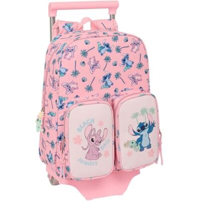 Safta STITCH BEACH Mochila Infantil con Carro 705, Ideal para Niños de Diferentes Edades, Cómoda y Versátil, Calidad y Resistencia, 26x11x34 cm Safta STITCH BEACH Mochila Infantil con Carro 705, Ideal para Niños de Diferentes Edades, Cómoda y Versátil, Calidad y Resistencia, 26x11x34 cm
