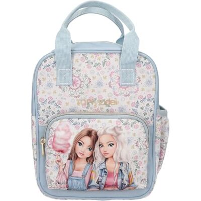 Depesche 14023 TOPModel Festival Fun Mochila en Azul Oscuro y Crema, con Motivo de Modelo y Estampado Floral, Mochila con Tirantes Ajustables Depesche 14023 TOPModel Festival Fun Mochila en Azul Oscuro y Crema, con Motivo de Modelo y Estampado Floral, Mochila con Tirantes Ajustables