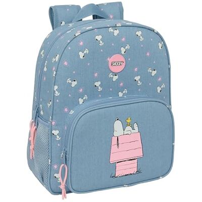 Safta SNOOPY Mochila Escolar Niño, Mochila Infantil, Adaptable a Carro, Ideal para Niños en Edad Escolar, Cómoda y Versátil, Calidad y Resistencia, 32x12x38 cm Safta SNOOPY Mochila Escolar Niño, Mochila Infantil, Adaptable a Carro, Ideal para Niños en Edad Escolar, Cómoda y Versátil, Calidad y Resistencia, 32x12x38 cm