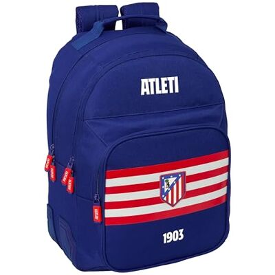 Safta ATLÉTICO DE MADRID Mochila Escolar Infantil, Ideal para Niños de Diferentes Edades, Cómoda y Versátil, Calidad y Resistencia, 32x15x42 cm Safta ATLÉTICO DE MADRID Mochila Escolar Infantil, Ideal para Niños de Diferentes Edades, Cómoda y Versátil, Calidad y Resistencia, 32x15x42 cm