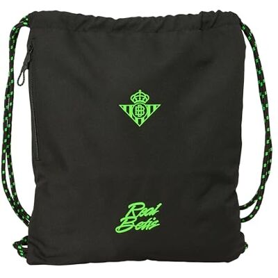 Safta REAL BETIS BALOMPIÉ Mochila Saco Deportivo, Cierre de Cordones, Mochila, Ideal para Niños de Diferentes Edades, Cómoda y Versátil, Calidad y Resistencia, 35x45 cm Safta REAL BETIS BALOMPIÉ Mochila Saco Deportivo, Cierre de Cordones, Mochila, Ideal para Niños de Diferentes Edades, Cómoda y Versátil, Calidad y Resistencia, 35x45 cm