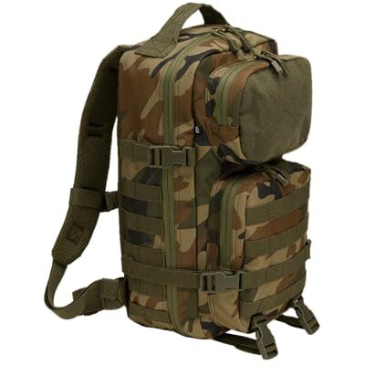 Brandit US Cooper Patch Medium Backpac Mochila Unisex Adulto, Woodland, Talla única Brandit US Cooper Patch Medium Backpac Mochila Unisex Adulto, Woodland, Talla única