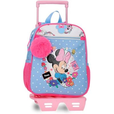 Disney Minnie Flowers Mochila, mochila escolar, compartimentada, tirados para asa, diferentes bolsillos de Joumma Bags Disney Minnie Flowers Mochila, mochila escolar, compartimentada, tirados para asa, diferentes bolsillos de Joumma Bags