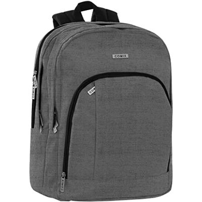 COMIX Mochila organizada, color gris, gris, Talla única, Casual COMIX Mochila organizada, color gris, gris, Talla única, Casual