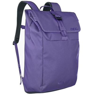 EVOC DUFFLE BACKPACK 26, práctica mochila para el día a día (mochila ideal para senderismo con bolsillos laterales elásticos, mochila impermeable, 17 x 31 x 50 cm, 26 l), violeta negro EVOC DUFFLE BACKPACK 26, práctica mochila para el día a día (mochila ideal para senderismo con bolsillos laterales elásticos, mochila impermeable, 17 x 31 x 50 cm, 26 l), violeta negro