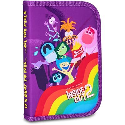 Seven Inside out 2 Estuche para guardería con 1 Cremallera, Violeta, Estuche Mono Compartimento Completo de lápices, rotuladores, Accesorios para Mochila, niña, Violeta, Talla única, Moderno Seven Inside out 2 Estuche para guardería con 1 Cremallera, Violeta, Estuche Mono Compartimento Completo de lápices, rotuladores, Accesorios para Mochila, niña, Violeta, Talla única, Moderno