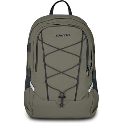Invicta Act Plus Mochila de trabajo, gris, doble compartimento con bolsillo para PC de 14 pulgadas, bolsillo para botella y fondo reforzado, mochila espaciosa y versátil de 29 l, para oficina Invicta Act Plus Mochila de trabajo, gris, doble compartimento con bolsillo para PC de 14 pulgadas, bolsillo para botella y fondo reforzado, mochila espaciosa y versátil de 29 l, para oficina