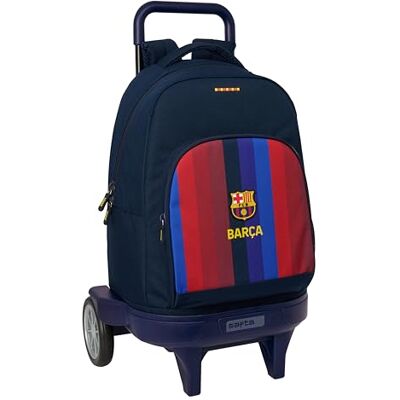 Safta F.C. BARCELONA 1ª EQUIPACIÓN 26/27 Mochila Grande con Ruedas, Compact Evolución, Extraíble, Ideal para Niños de Diferentes Edades, Cómoda y Versátil, Calidad y Resistencia, 33x22x45 cm Safta F.C. BARCELONA 1ª EQUIPACIÓN 26/27 Mochila Grande con Ruedas, Compact Evolución, Extraíble, Ideal para Niños de Diferentes Edades, Cómoda y Versátil, Calidad y Resistencia, 33x22x45 cm