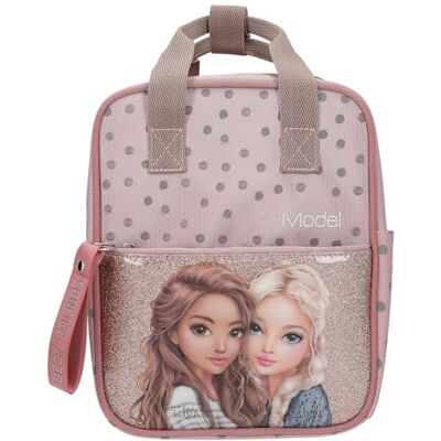 Depesche TOPModel Rucksack Dots Mochila Rosa, con Motivo de Modelo, Estampado de Lunares y Purpurina, Mochila con Tirantes Ajustables Depesche TOPModel Rucksack Dots Mochila Rosa, con Motivo de Modelo, Estampado de Lunares y Purpurina, Mochila con Tirantes Ajustables