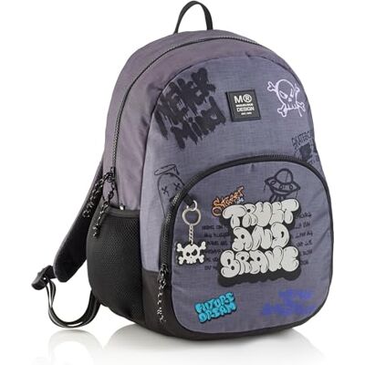 Miquelrius Mochila Escolar 24 L Doble Compartimento, Graffiti Miquelrius Mochila Escolar 24 L Doble Compartimento, Graffiti