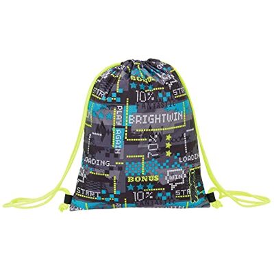 Seven SAKKY BAG brightwin GIRL Mochila con Cordón, Mochila Gym Sack, para adolescentes, niñas y niños, Gran Capacidad, Para La Escuela, El Deporte, El Tiempo Libre, Diseño Italiano Seven SAKKY BAG brightwin GIRL Mochila con Cordón, Mochila Gym Sack, para adolescentes, niñas y niños, Gran Capacidad, Para La Escuela, El Deporte, El Tiempo Libre, Diseño Italiano
