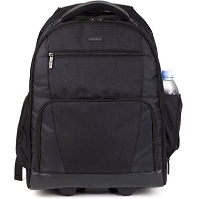 Targus Sport Mochila para portátil 15-15.6" – Mochila Trolley con Ruedas y Mango telescópico – Mochila de Viaje con Compartimentos funcionales y estación de Trabajo – Negro, TSB700EU Targus Sport Mochila para portátil 15-15.6" – Mochila Trolley con Ruedas y Mango telescópico – Mochila de Viaje con Compartimentos funcionales y estación de Trabajo – Negro, TSB700EU