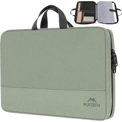 MATEIN Maletin Portatil 15,6 Pulgadas, Maletin Ordenador Portatil Mujer Funda Portaiil 15,6 Pulgadas, Impermeable, Compatible para HP DELL Lenovo Acer, para Trabajo, Universidad, Verde Aguacate MATEIN Maletin Portatil 15,6 Pulgadas, Maletin Ordenador Portatil Mujer Funda Portaiil 15,6 Pulgadas, Impermeable, Compatible para HP DELL Lenovo Acer, para Trabajo, Universidad, Verde Aguacate