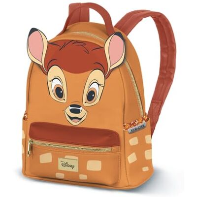 Disney Bambi Face-Heady Mochila Marrón, 25 x 29 cm, Capacidad 8 L Disney Bambi Face-Heady Mochila Marrón, 25 x 29 cm, Capacidad 8 L