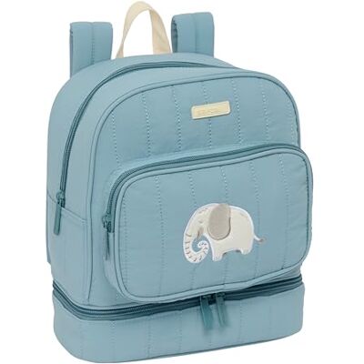 Safta PREESCOLAR ELEFANTE Mochila Nevera Guardería, Nevera para Frío y Calor, Nevera Fácil de Transportar, Nevera Impermeable, Nevera para Excursión, 22x10x27 cm Safta PREESCOLAR ELEFANTE Mochila Nevera Guardería, Nevera para Frío y Calor, Nevera Fácil de Transportar, Nevera Impermeable, Nevera para Excursión, 22x10x27 cm