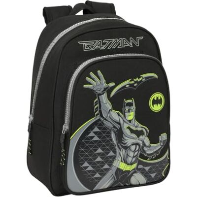 Safta BATMAN GAME OVER Mochila Escolar Infantil, Ideal para Niños de Diferentes Edades, Cómoda y Versátil, Calidad y Resistencia, 27x10x33 cm Safta BATMAN GAME OVER Mochila Escolar Infantil, Ideal para Niños de Diferentes Edades, Cómoda y Versátil, Calidad y Resistencia, 27x10x33 cm