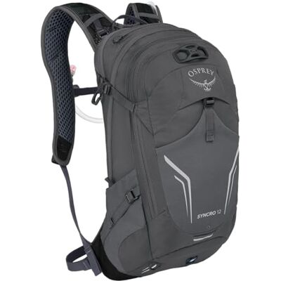 Osprey Syncro 12L Mochila de Senderismo Hombre con Depósito Hidráulico Gris Carbón Osprey Syncro 12L Mochila de Senderismo Hombre con Depósito Hidráulico Gris Carbón