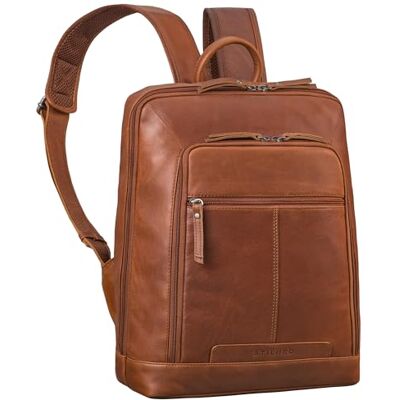 STILORD Giulio Elegante Mochila Cuero Hombre para Ordenador Portatil 15,6-16 Pulgadas Daypack XL Backpack Laptop Piel Auténtica para Trabajo y Tiempo Libre Color:sila marrón STILORD Giulio Elegante Mochila Cuero Hombre para Ordenador Portatil 15,6-16 Pulgadas Daypack XL Backpack Laptop Piel Auténtica para Trabajo y Tiempo Libre Color:sila marrón