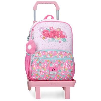 Enso Girl Zone Mochila Escolar con Carro Fucsia 30x38x12 cm Poliéster 13,7L Enso Girl Zone Mochila Escolar con Carro Fucsia 30x38x12 cm Poliéster 13,7L