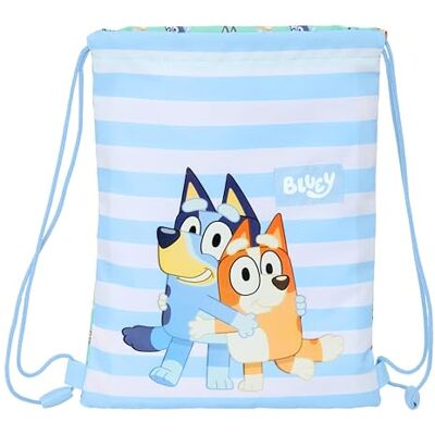 Safta BLUEY SISTERS Mochila Saco Plano Junior, Mochila, Ideal para Niños de Diferentes Edades, Cómoda y Versátil, Calidad y Resistencia, 26x34 cm Safta BLUEY SISTERS Mochila Saco Plano Junior, Mochila, Ideal para Niños de Diferentes Edades, Cómoda y Versátil, Calidad y Resistencia, 26x34 cm