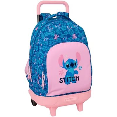 Safta STITCH LILO Mochila Grande con Ruedas, Compacta, Extraíble, Ideal para Niños de Diferentes Edades, Cómoda y Versátil, Calidad y Resistencia, 33x22x45 cm Safta STITCH LILO Mochila Grande con Ruedas, Compacta, Extraíble, Ideal para Niños de Diferentes Edades, Cómoda y Versátil, Calidad y Resistencia, 33x22x45 cm