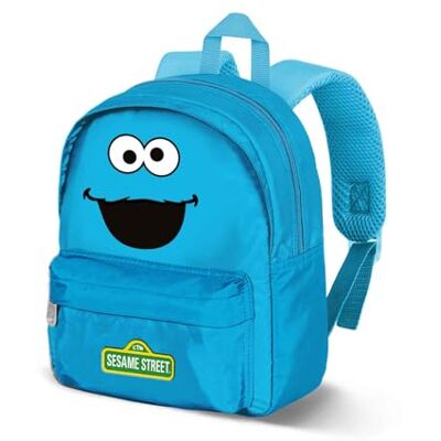 KARACTERMANIA Barrio Sésamo Monstruo de las Galletas Face-Mochila Preescolar Joy, Azul 22 x 27 cm, Capacidad 5 L KARACTERMANIA Barrio Sésamo Monstruo de las Galletas Face-Mochila Preescolar Joy, Azul 22 x 27 cm, Capacidad 5 L