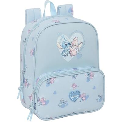 Safta STITCH Mochila Guardería, Adaptable a Carro, Fácil Limpieza, Ideal para Niños de Diferentes Edades, Cómoda y Versátil, Calidad y Resistencia, 22x10x27 cm Safta STITCH Mochila Guardería, Adaptable a Carro, Fácil Limpieza, Ideal para Niños de Diferentes Edades, Cómoda y Versátil, Calidad y Resistencia, 22x10x27 cm