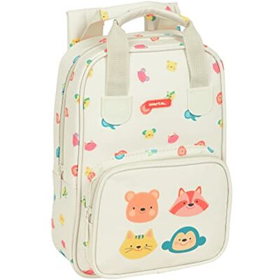 Safta MOCHILA INFANTIL CON ASAS FACIL LIMPIEZA PREESCOLAR "CABECITAS Safta MOCHILA INFANTIL CON ASAS FACIL LIMPIEZA PREESCOLAR "CABECITAS