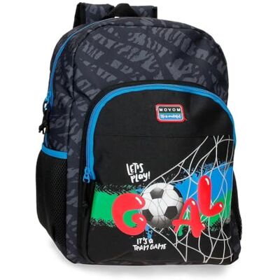 MOVOM Offside Mochila Escolar Negro 30x40x13 cm Poliéster 15,6L MOVOM Offside Mochila Escolar Negro 30x40x13 cm Poliéster 15,6L