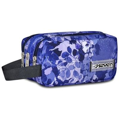 Seven Bolsa Escolar con 3 Cremalleras, portalápices Triple Compartimento, Accesorios para Mochila, Escuela Primaria y Media, niña y niña Seven Bolsa Escolar con 3 Cremalleras, portalápices Triple Compartimento, Accesorios para Mochila, Escuela Primaria y Media, niña y niña