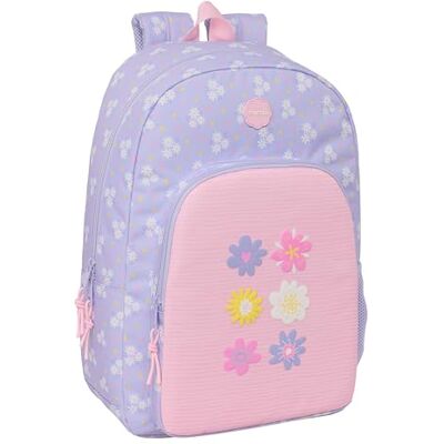 Safta BOUQUET Mochila Escolar, Adaptable a Carro, Ideal para Niños de Diferentes Edades, Cómoda y Versátil, Calidad y Resistencia Safta BOUQUET Mochila Escolar, Adaptable a Carro, Ideal para Niños de Diferentes Edades, Cómoda y Versátil, Calidad y Resistencia