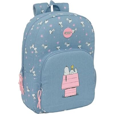 Safta SNOOPY Mochila Escolar, Adaptable a Carro, Ideal para Niños de Diferentes Edades, Cómoda y Versátil, Calidad y Resistencia Safta SNOOPY Mochila Escolar, Adaptable a Carro, Ideal para Niños de Diferentes Edades, Cómoda y Versátil, Calidad y Resistencia