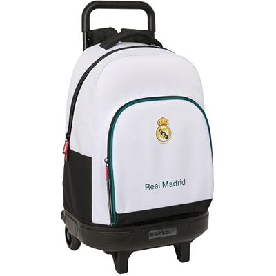 Safta REAL MADRID EQUIPACIÓN 26/27 Mochila Grande con Ruedas, Compacta, Extraíble, Ideal para Niños de Diferentes Edades, Cómoda y Versátil, Calidad y Resistencia, 33x22x45 cm Safta REAL MADRID EQUIPACIÓN 26/27 Mochila Grande con Ruedas, Compacta, Extraíble, Ideal para Niños de Diferentes Edades, Cómoda y Versátil, Calidad y Resistencia, 33x22x45 cm