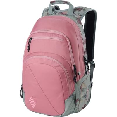 NITRO Mochila de snowboard Stash, mochila escolar, mochila de ocio, Woodrose, 29L, Diseño moderno NITRO Mochila de snowboard Stash, mochila escolar, mochila de ocio, Woodrose, 29L, Diseño moderno