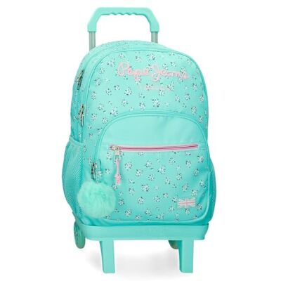 Pepe Jeans Nora Mochila, Azul, 32x44x22 cms Pepe Jeans Nora Mochila, Azul, 32x44x22 cms