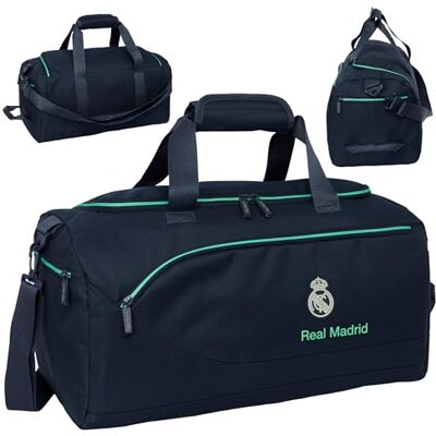 Safta REAL MADRID 2ª EQUIPACIÓN 25/26 Bolsa de Deporte, Mochila, Ideal para Niños de Diferentes Edades, Cómoda y Versátil, Calidad y Resistencia, 50x25x25 cm Safta REAL MADRID 2ª EQUIPACIÓN 25/26 Bolsa de Deporte, Mochila, Ideal para Niños de Diferentes Edades, Cómoda y Versátil, Calidad y Resistencia, 50x25x25 cm