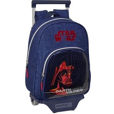 Safta STAR WARS Mochila Infantil con Carro 705, Ideal para Niños de Diferentes Edades, Cómoda y Versátil, Calidad y Resistencia, 27x10x33 cm Safta STAR WARS Mochila Infantil con Carro 705, Ideal para Niños de Diferentes Edades, Cómoda y Versátil, Calidad y Resistencia, 27x10x33 cm