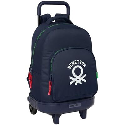 Safta BENETTON TOGETHER Mochila Grande con Ruedas, Compacta, Extraíble, Ideal para Niños de Diferentes Edades, Cómoda y Versátil, Calidad y Resistencia, 33x22x45 cm Safta BENETTON TOGETHER Mochila Grande con Ruedas, Compacta, Extraíble, Ideal para Niños de Diferentes Edades, Cómoda y Versátil, Calidad y Resistencia, 33x22x45 cm