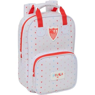 Safta SEVILLA FC PREESCOLAR Mochila Infantil, Adaptable con Asas, Tejido Reciclable, Ideal para Niños de Diferentes Edades, Cómoda y Versátil, Calidad y Resistencia, 20x8x28 cm Safta SEVILLA FC PREESCOLAR Mochila Infantil, Adaptable con Asas, Tejido Reciclable, Ideal para Niños de Diferentes Edades, Cómoda y Versátil, Calidad y Resistencia, 20x8x28 cm