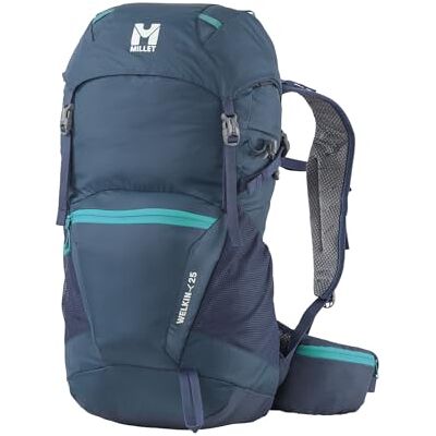MILLET Welkin Mochila de senderismo (25 litros) Muy transpirable, 820 g, bolsillo con cremallera solapa, cinturón acolchado, senderismo día MILLET Welkin Mochila de senderismo (25 litros) Muy transpirable, 820 g, bolsillo con cremallera solapa, cinturón acolchado, senderismo día