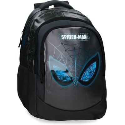 Marvel Joumma Spiderman Is Watching Us Mochila Escolar Doble Compartimento Portátil 15,6 pulgadas Negro 34x46x21 cm PVC 32,84L Marvel Joumma Spiderman Is Watching Us Mochila Escolar Doble Compartimento Portátil 15,6 pulgadas Negro 34x46x21 cm PVC 32,84L