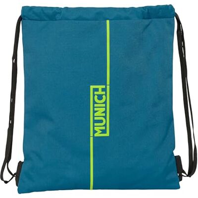 Safta MUNICH LAND Mochila Saco Plano Grande, Mochila, Ideal para Niños de Diferentes Edades, Cómoda y Versátil, Calidad y Resistencia, 35x40 cm Safta MUNICH LAND Mochila Saco Plano Grande, Mochila, Ideal para Niños de Diferentes Edades, Cómoda y Versátil, Calidad y Resistencia, 35x40 cm