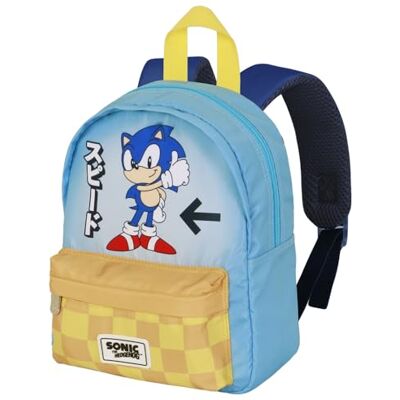 KARACTERMANIA Sonic The Hedgehog Yeah-Mochila Preescolar Joy, Azul, 22 x 27 cm, Capacidad 5 L KARACTERMANIA Sonic The Hedgehog Yeah-Mochila Preescolar Joy, Azul, 22 x 27 cm, Capacidad 5 L