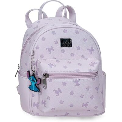 Disney Joumma Bloom Stitch Mochila Casual Lila 21,5x23x11,5 cm PU y Poliéster 5,69L Disney Joumma Bloom Stitch Mochila Casual Lila 21,5x23x11,5 cm PU y Poliéster 5,69L