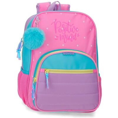 MOVOM Block Mochila Escolar Rosa 30x38x12 cm Poliéster 13,68L MOVOM Block Mochila Escolar Rosa 30x38x12 cm Poliéster 13,68L