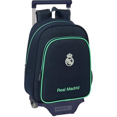 Safta REAL MADRID 2ª EQUIPACIÓN 25/26 Mochila Infantil con Carro 705, Ideal para Niños de Diferentes Edades, Cómoda y Versátil, Calidad y Resistencia, 27x10x33 cm Safta REAL MADRID 2ª EQUIPACIÓN 25/26 Mochila Infantil con Carro 705, Ideal para Niños de Diferentes Edades, Cómoda y Versátil, Calidad y Resistencia, 27x10x33 cm