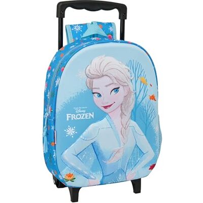 Safta FROZEN Mochila Infantil 3D con Ruedas, Ideal para Niños de Diferentes Edades, Cómoda y Versátil, Calidad y Resistencia, 27x10x33 cm Safta FROZEN Mochila Infantil 3D con Ruedas, Ideal para Niños de Diferentes Edades, Cómoda y Versátil, Calidad y Resistencia, 27x10x33 cm
